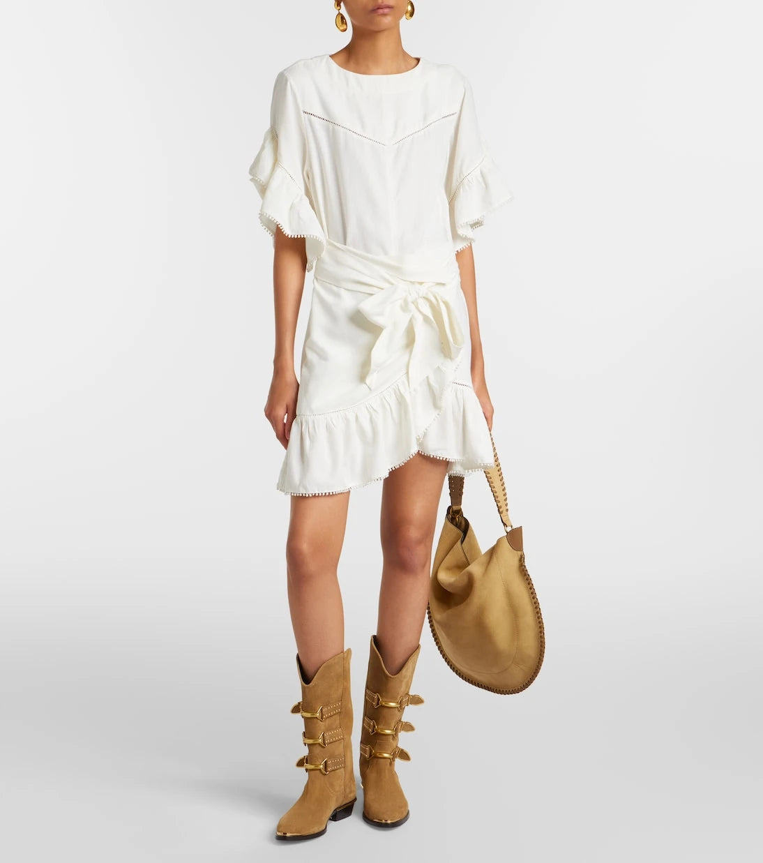 Marant Etoile - Melicia ruffled minidress