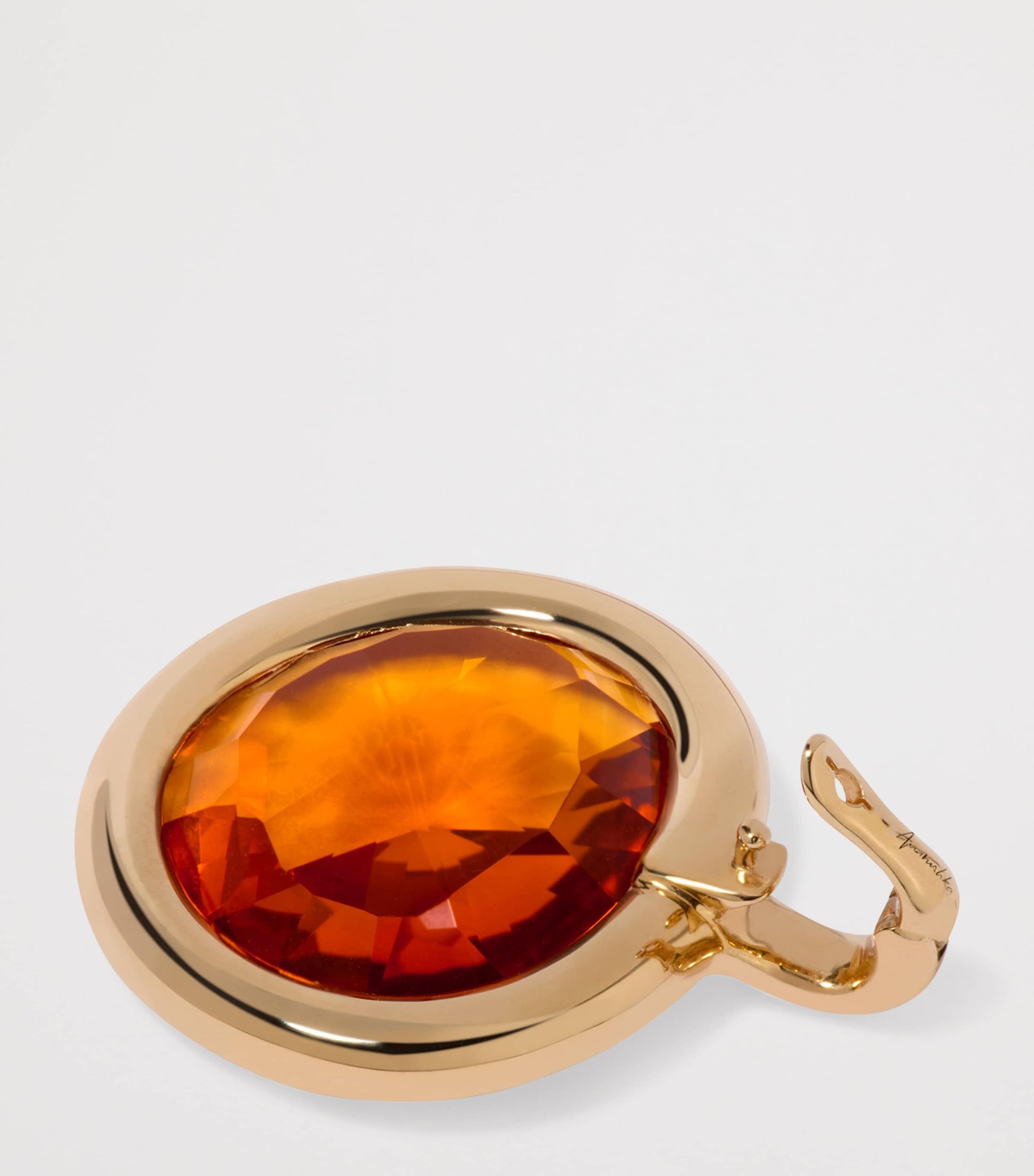 Yellow Gold and Citrine Sweetie Pendant Charm