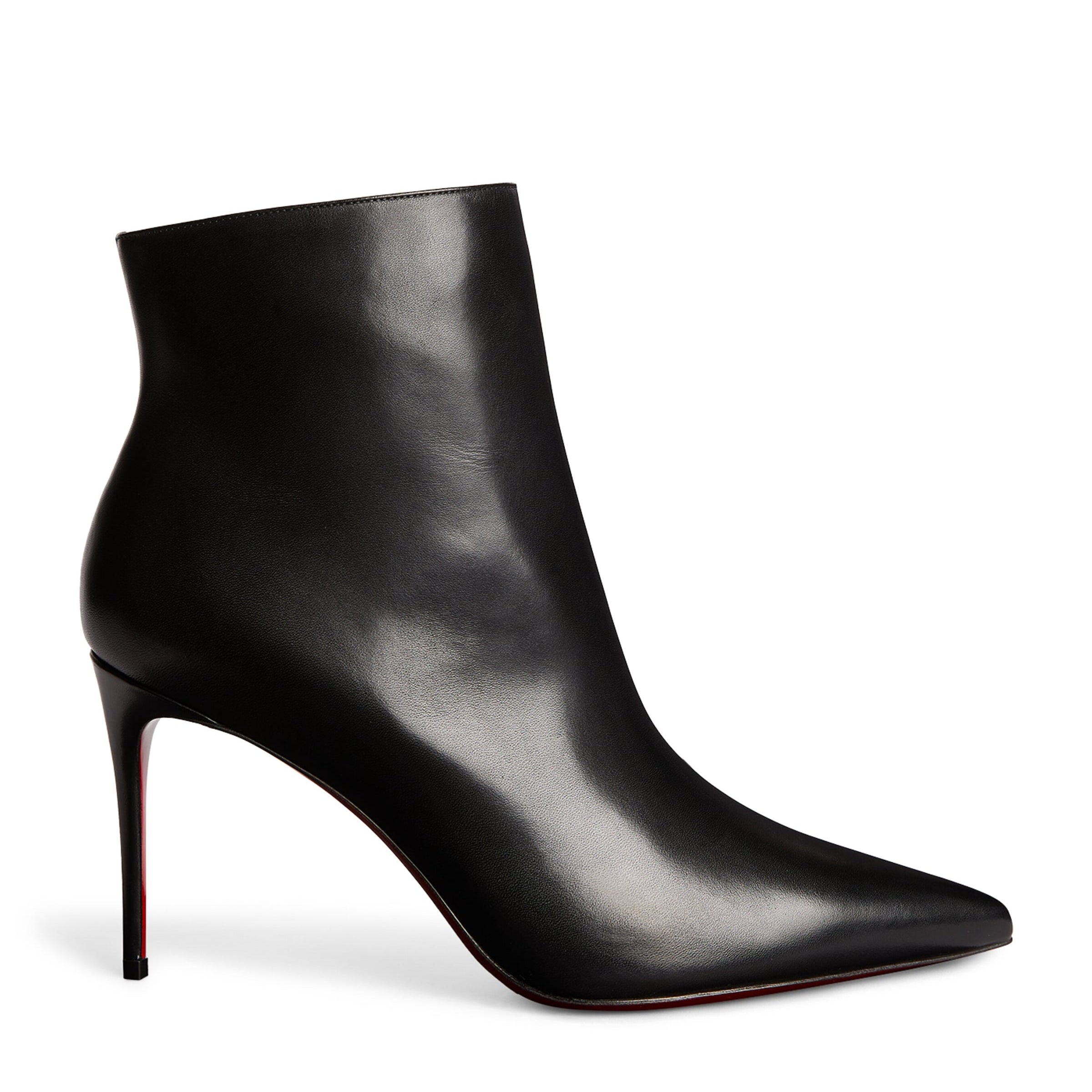 Christian Louboutin Black So Kate Leather Ankle Boots 85