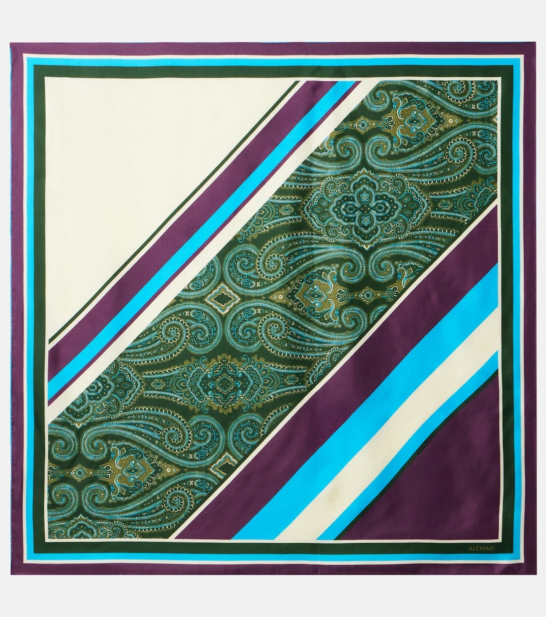 Alémais - Joni printed silk twill scarf