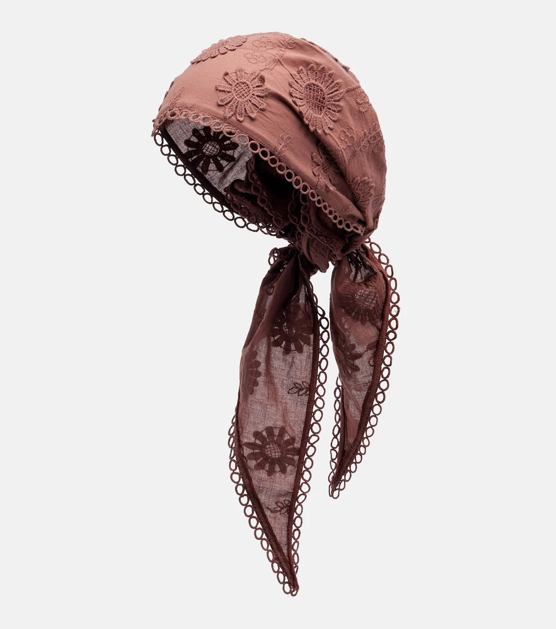 Poupette St Barth - Aura embroidered cotton scarf