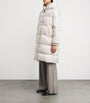 Max Mara White The Cube Quilted Parka