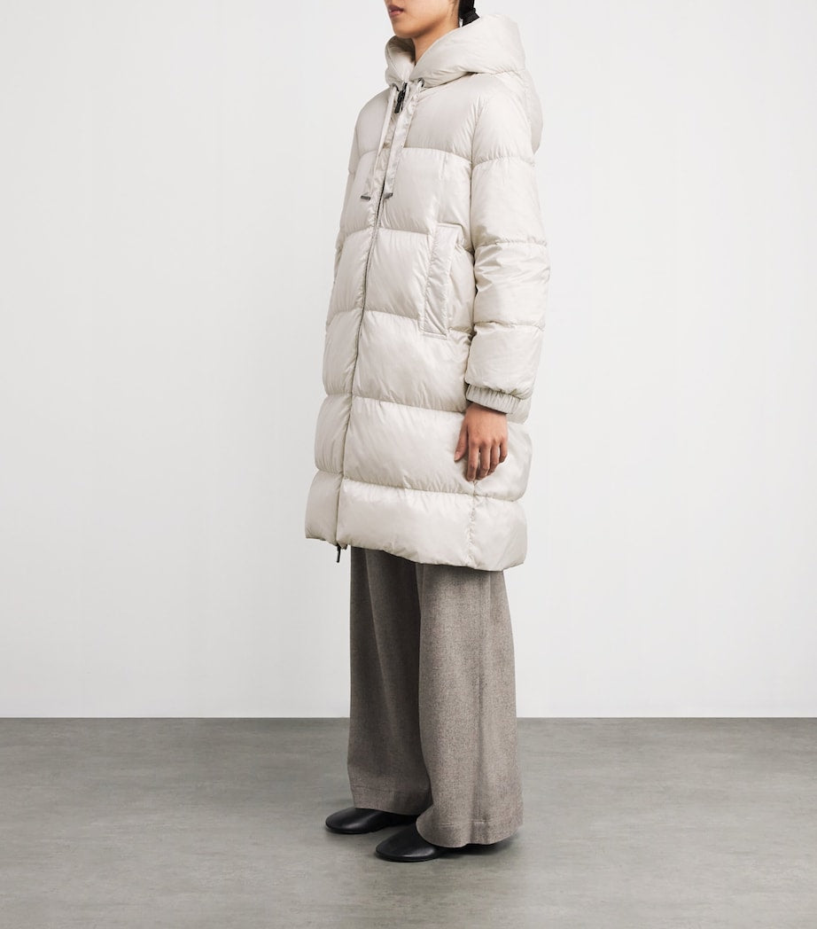 Max Mara White The Cube Quilted Parka