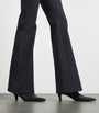 Grey Stretch-Gabardine Bond Trousers