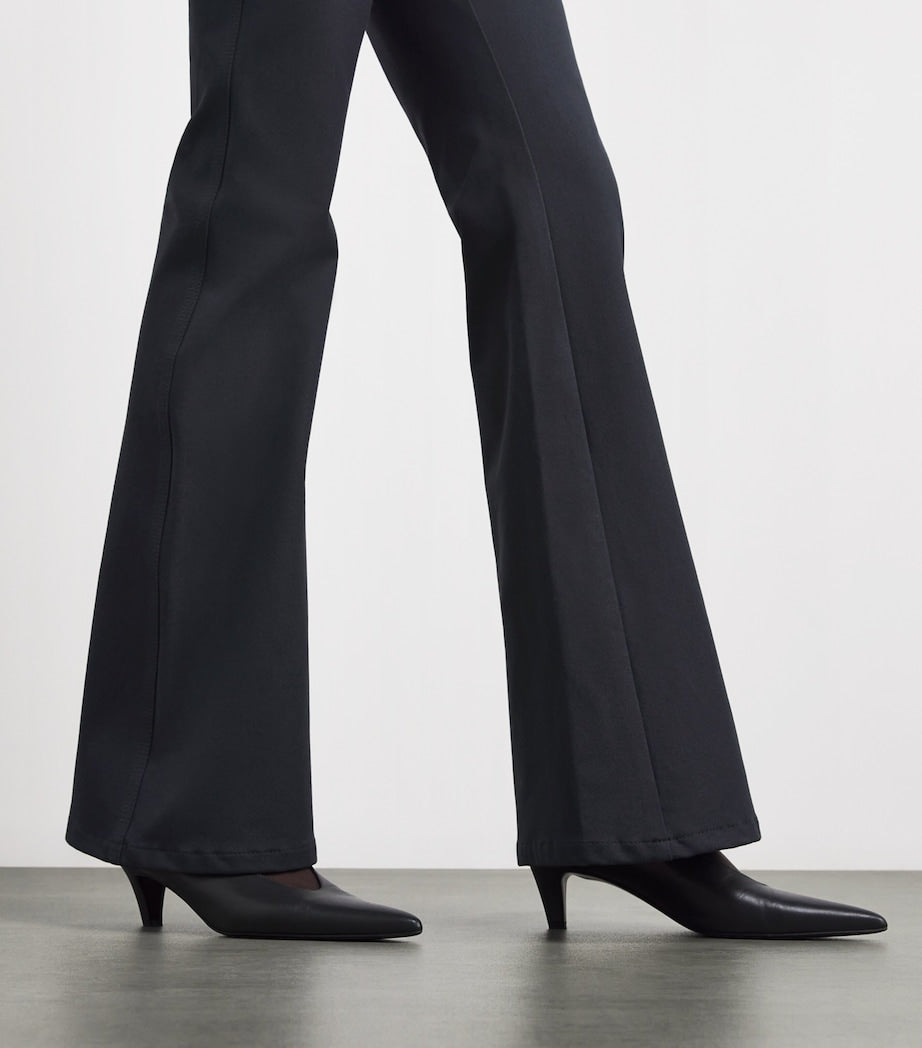 Grey Stretch-Gabardine Bond Trousers