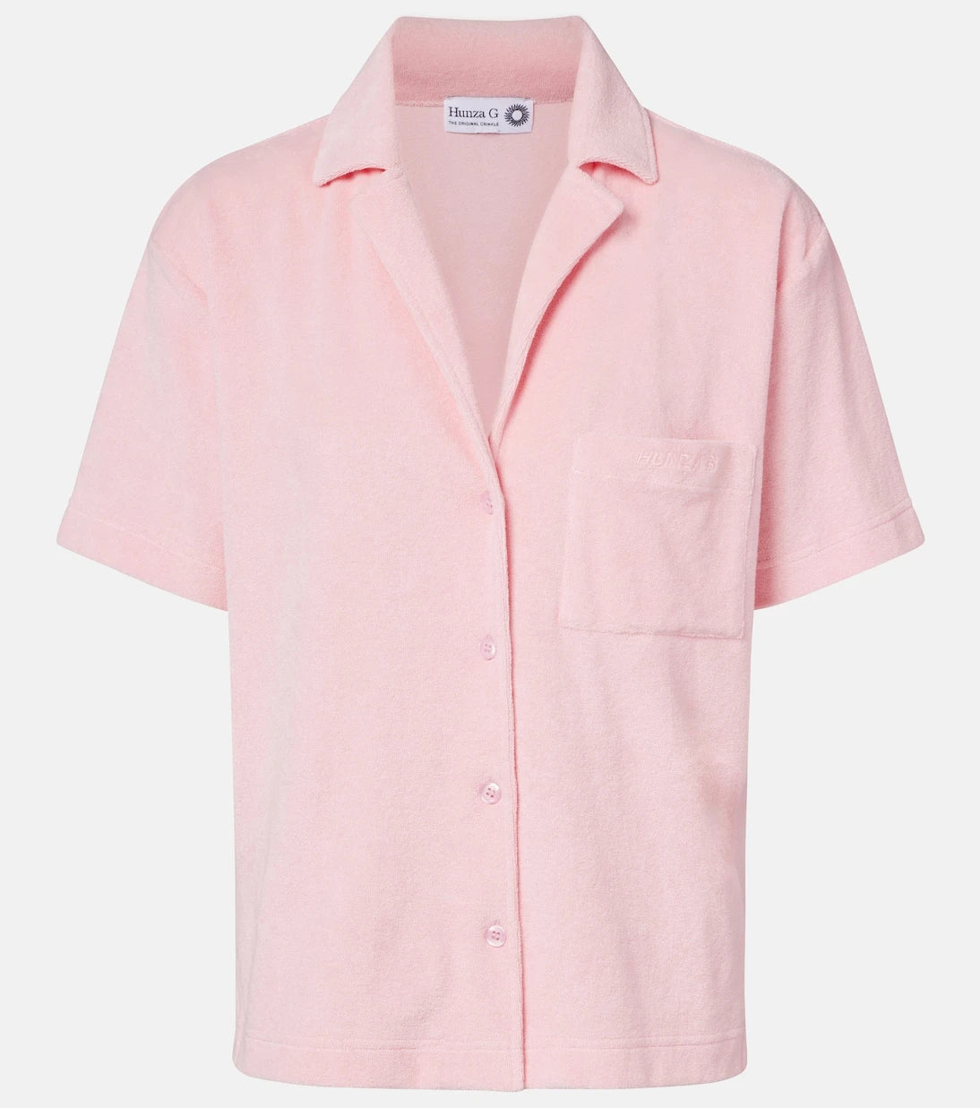 Hunza G - Resort cotton terry shirt
