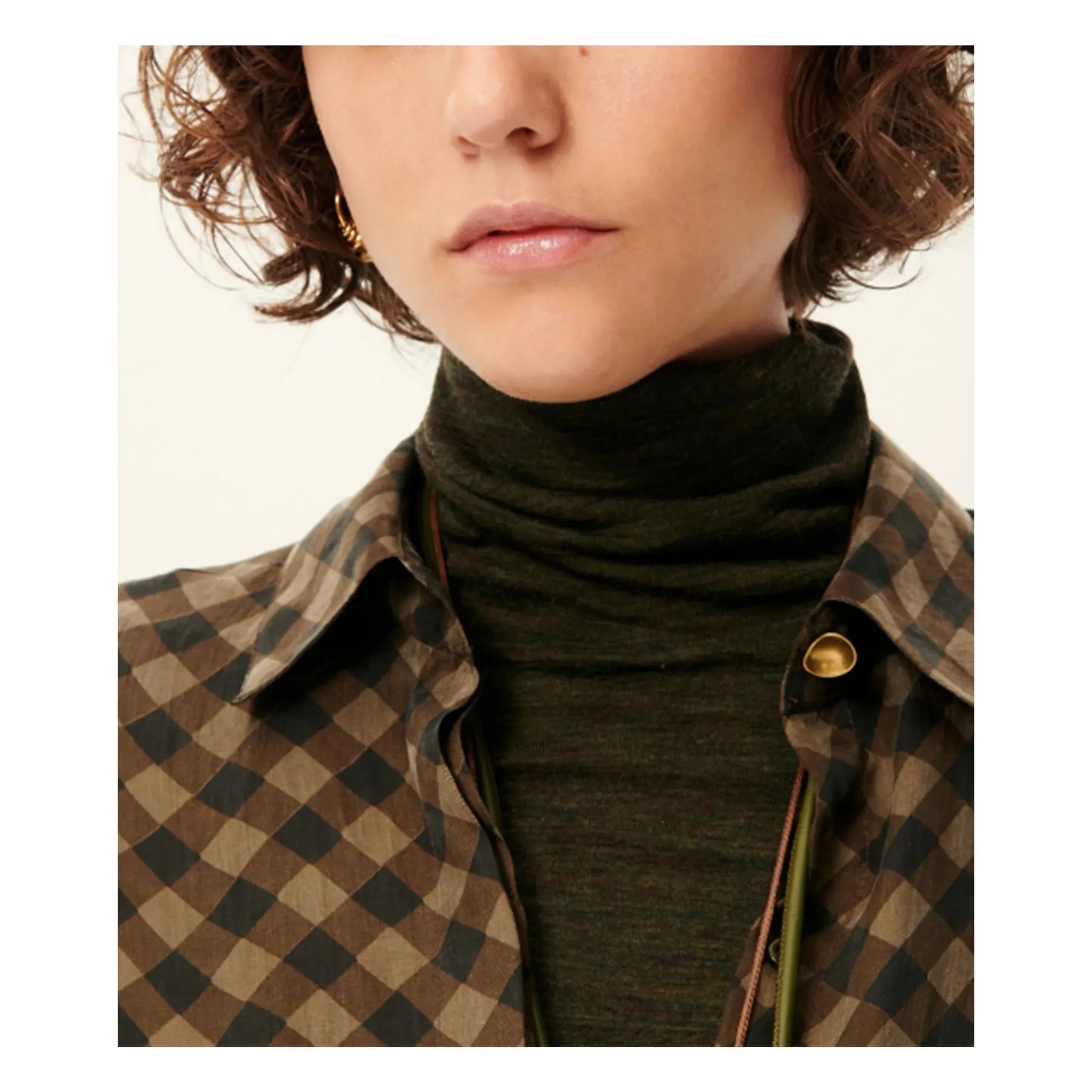 Sessùn - Armanchecks Carreaux shirt | Khaki