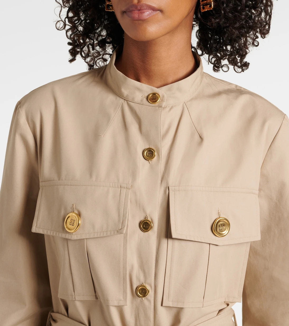 Givenchy - 4G cotton poplin minidress