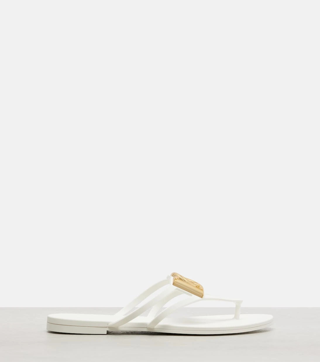 Dolce&Gabbana - DG rubber thong sandals