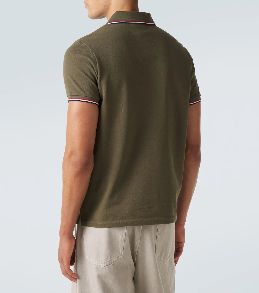 Moncler - Logo cotton piqué polo shirt