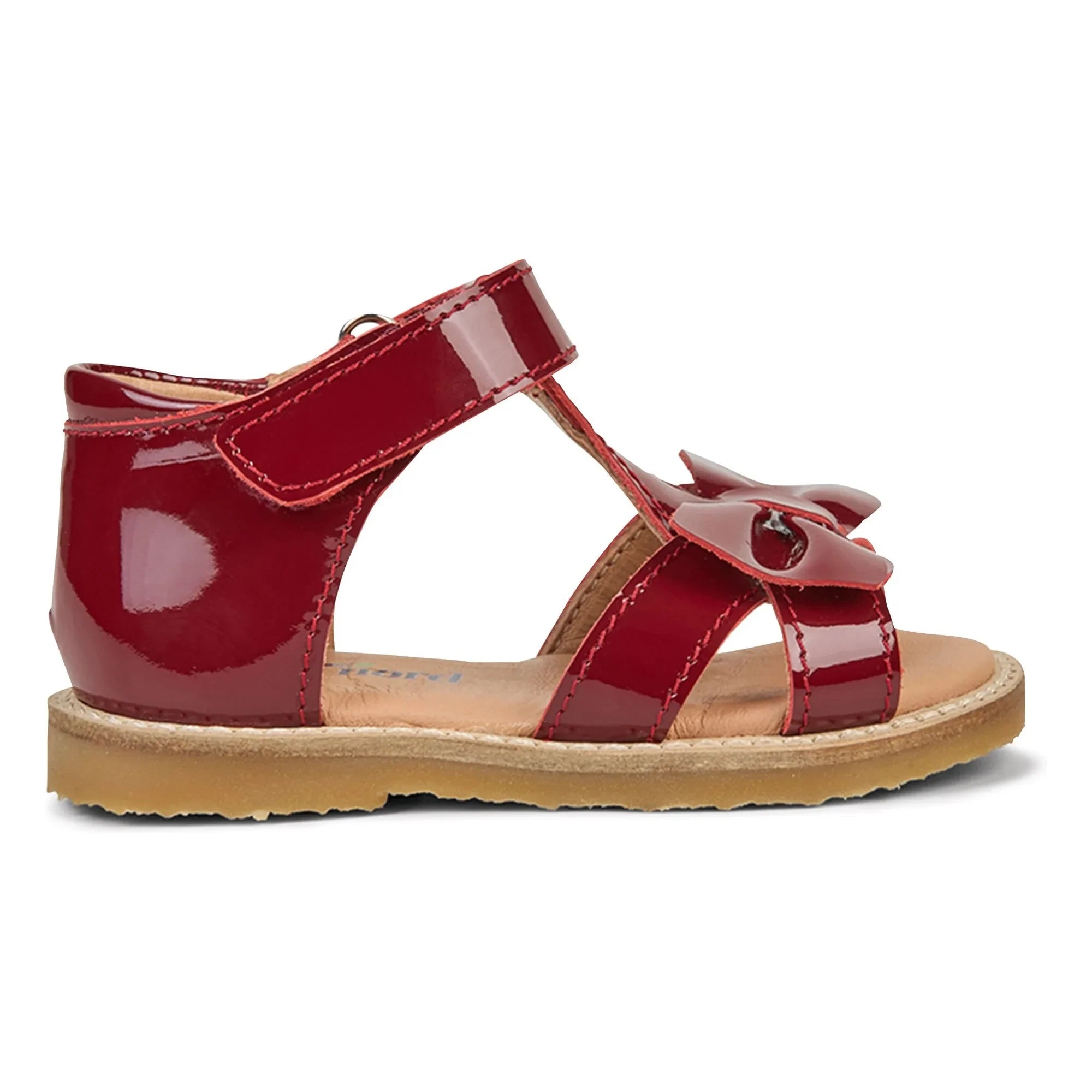 Petit Nord - Sandals Gry  | Cherry red