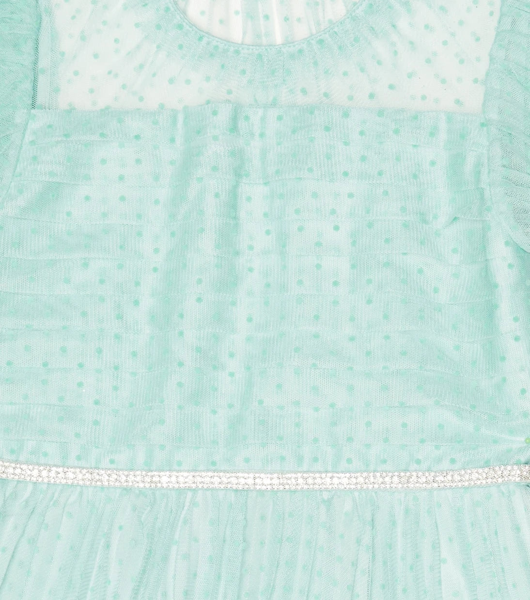 Self-Portrait Kids - Point d'esprit tulle dress
