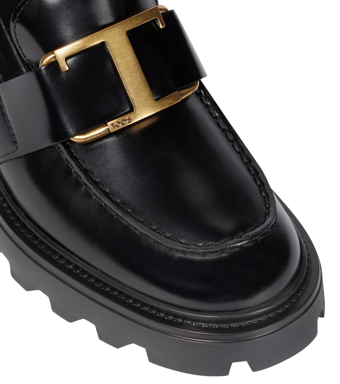 Tod's - Leather platform loafers