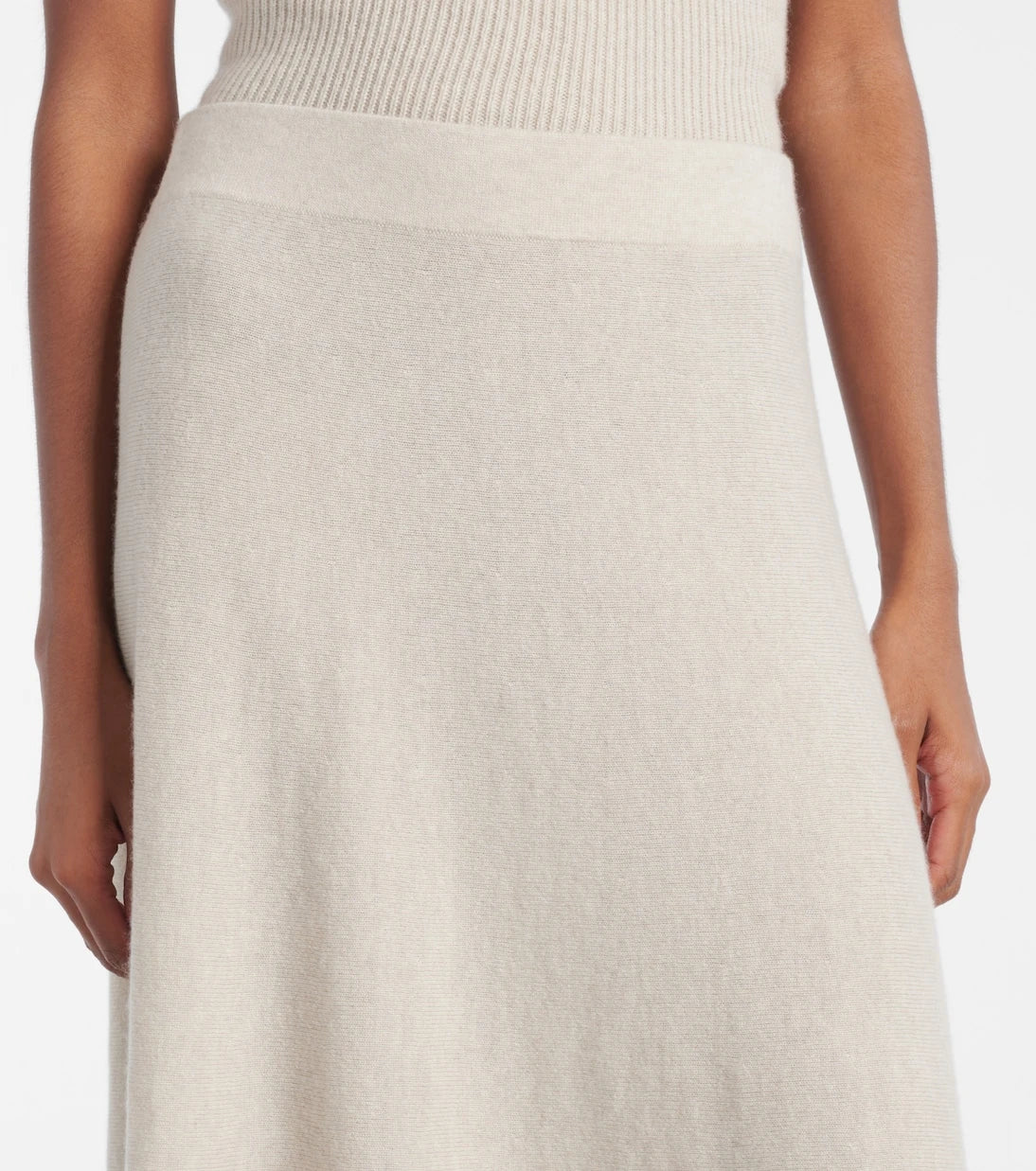 Lisa Yang - Torie high-rise cashmere maxi skirt