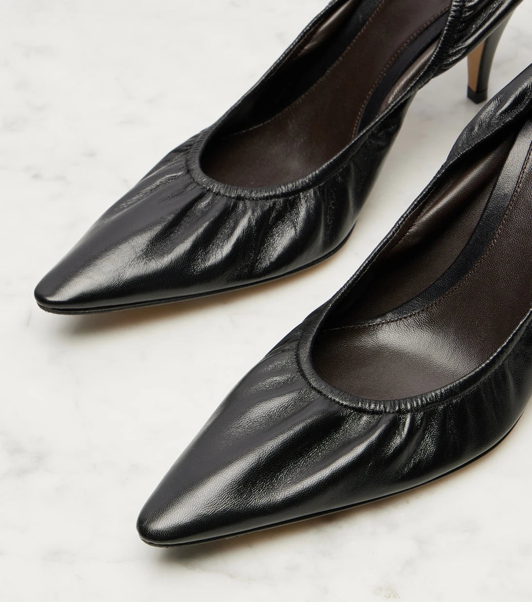 The Row - Liisa leather pumps