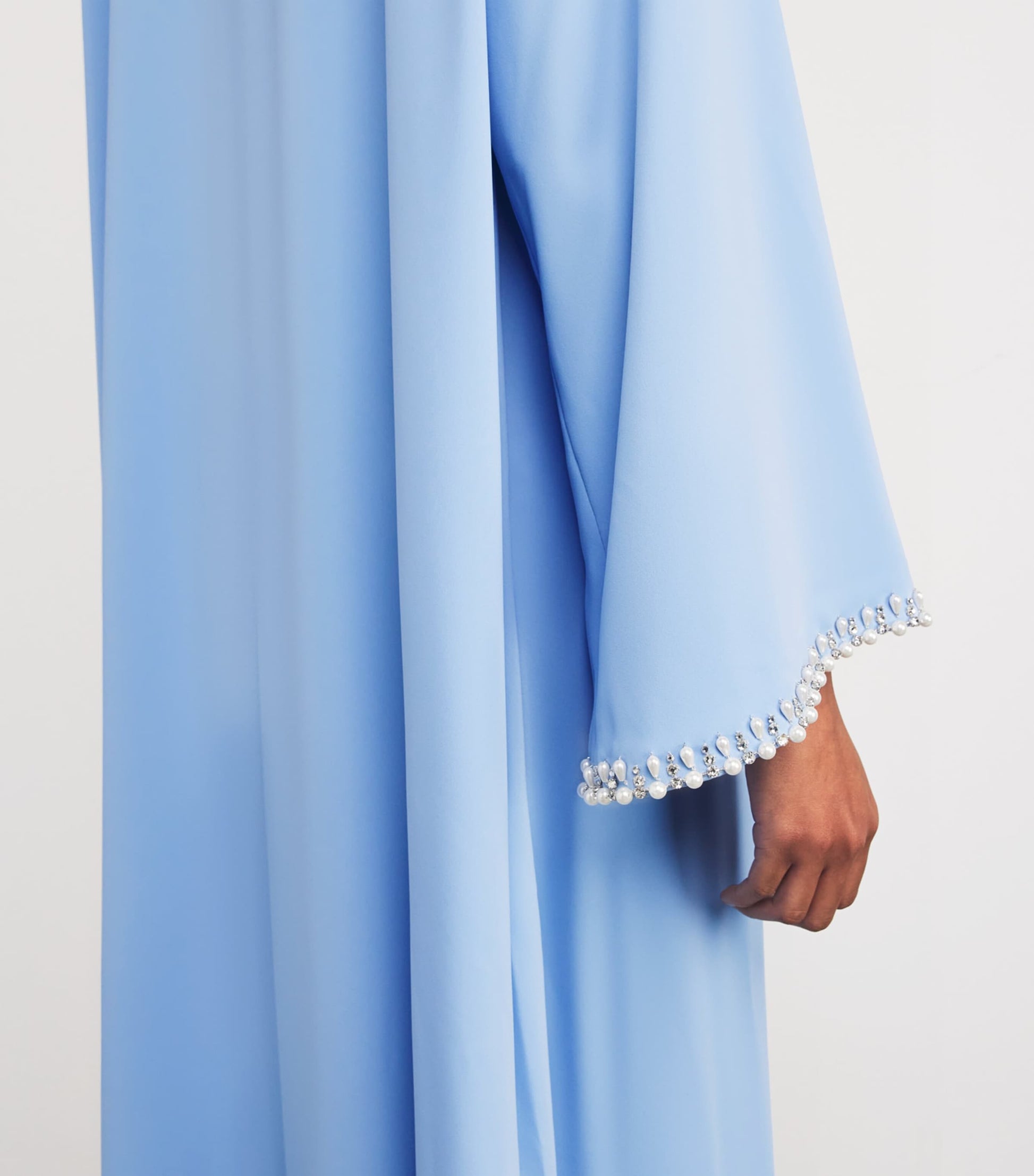 Multi Satin Embellished Kaftan