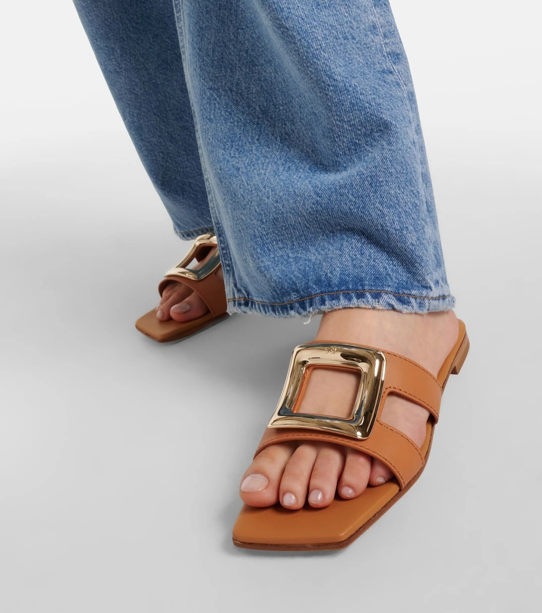 Roger Vivier - Viv' By The Sea leather sandals