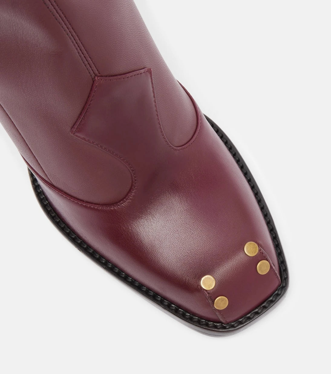 Etro - Studded leather knee-high boots