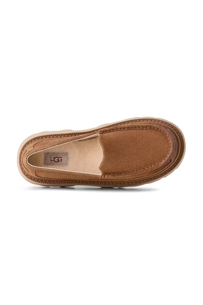 Велурени мокасини UGG Ascot Lug