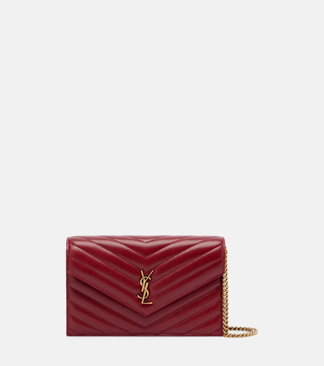 Saint Laurent - Cassandre zincirli deri cüzdan