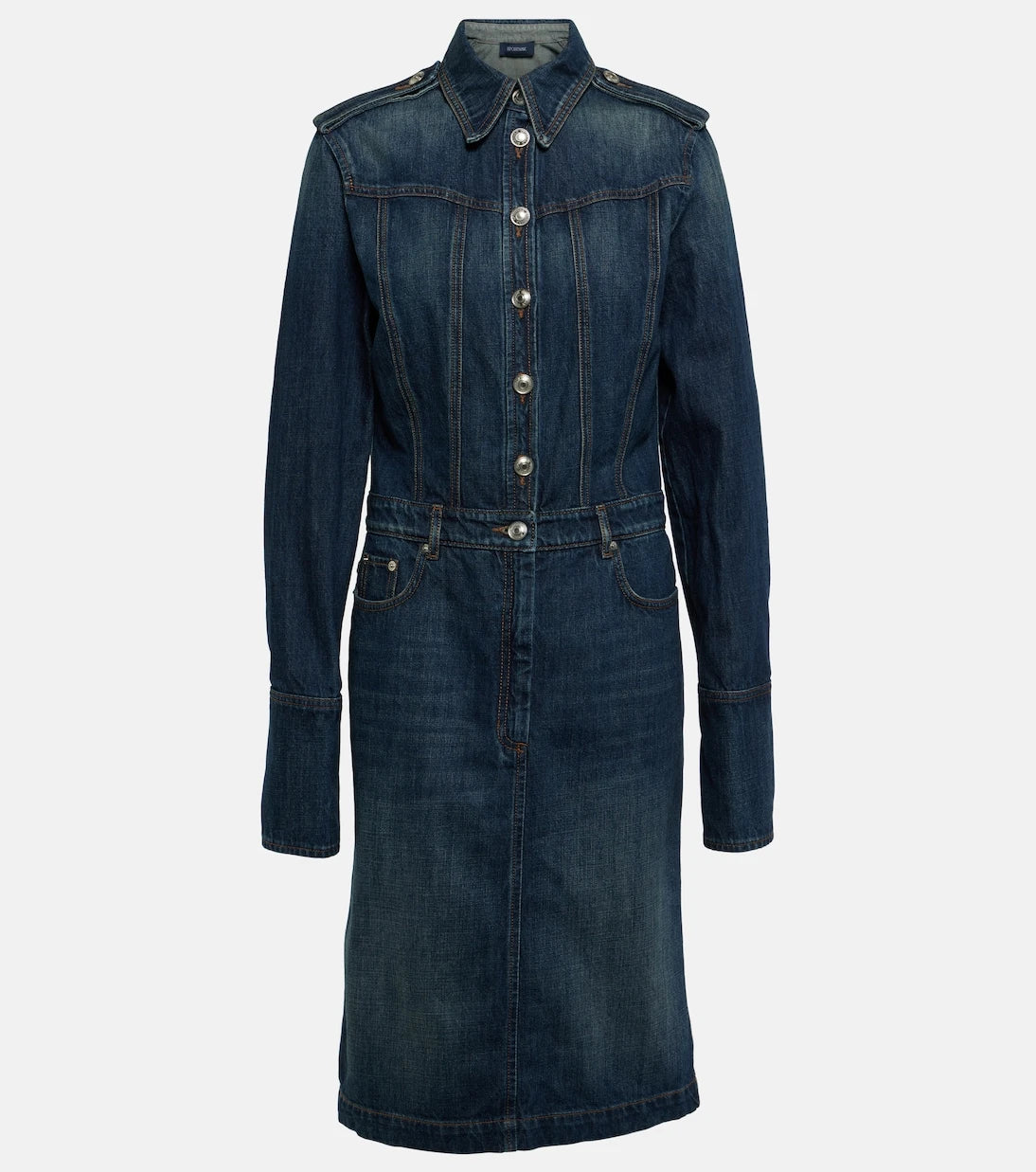 Sportmax - Denim midi dress