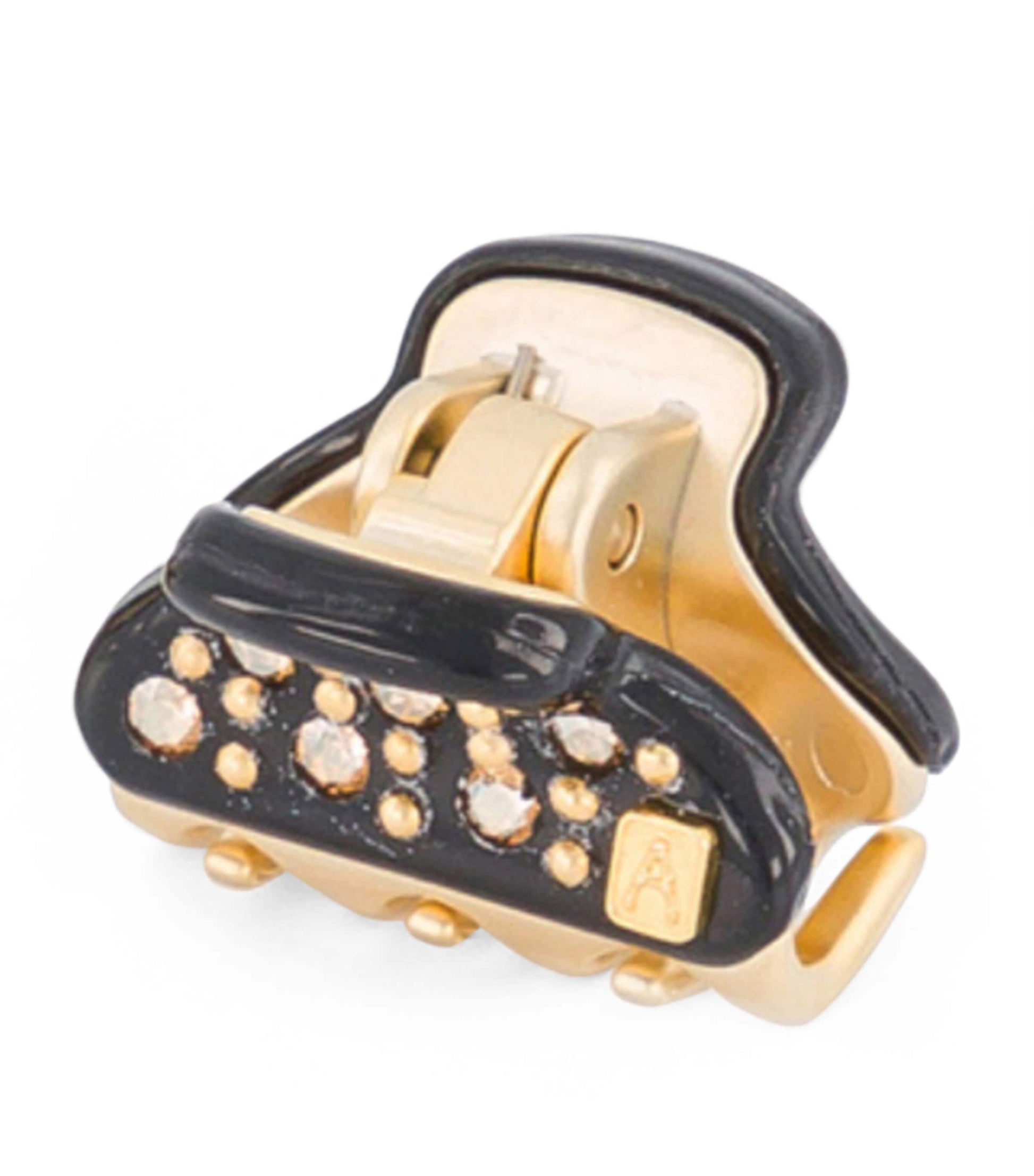 Alexandre de Paris Gold-Plated Mini Claw Hair Clips (Set of 2)