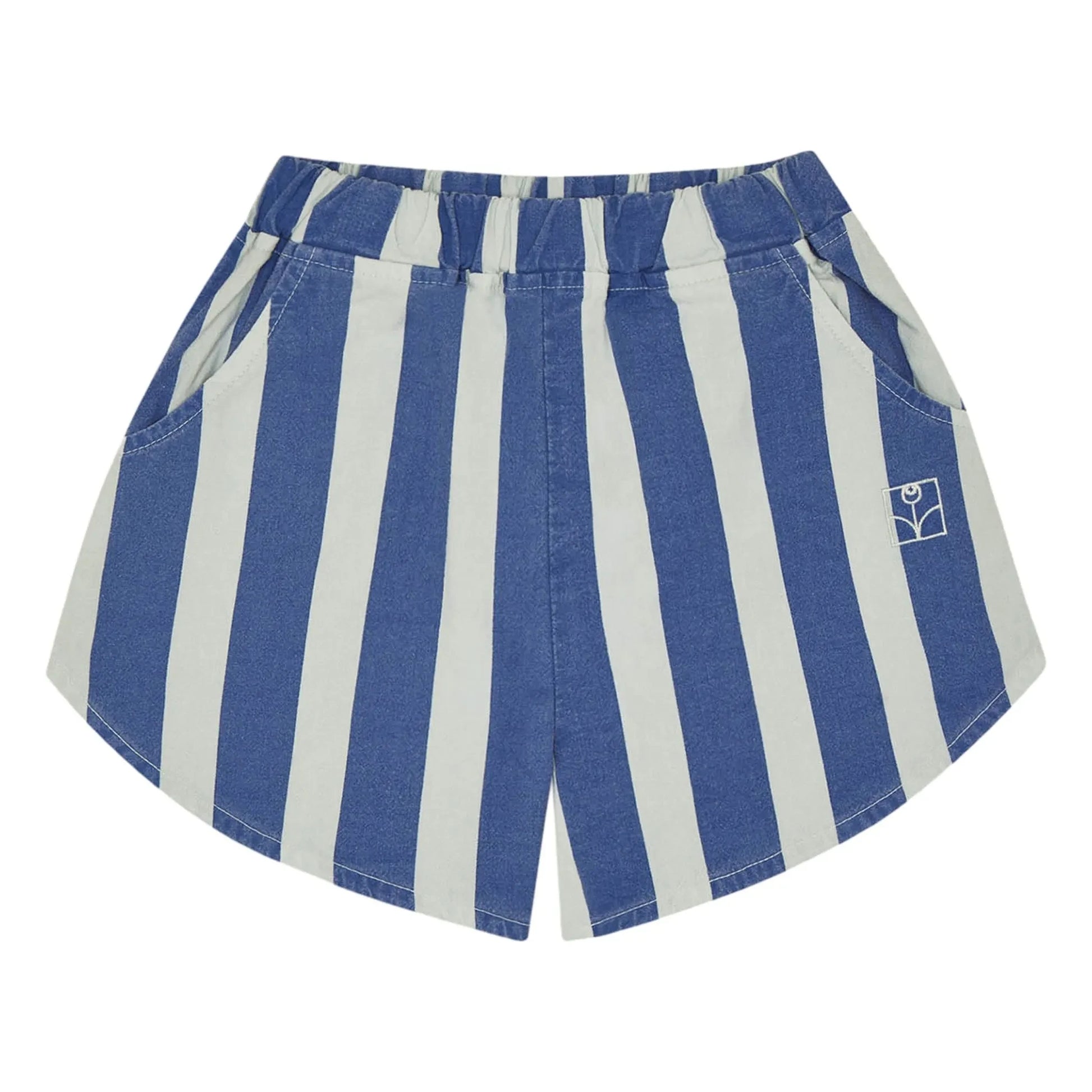 The Campamento - Striped shorts | Blue