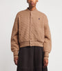 Polo Ralph Lauren Brown Wool-Cashmere Bomber Jacket