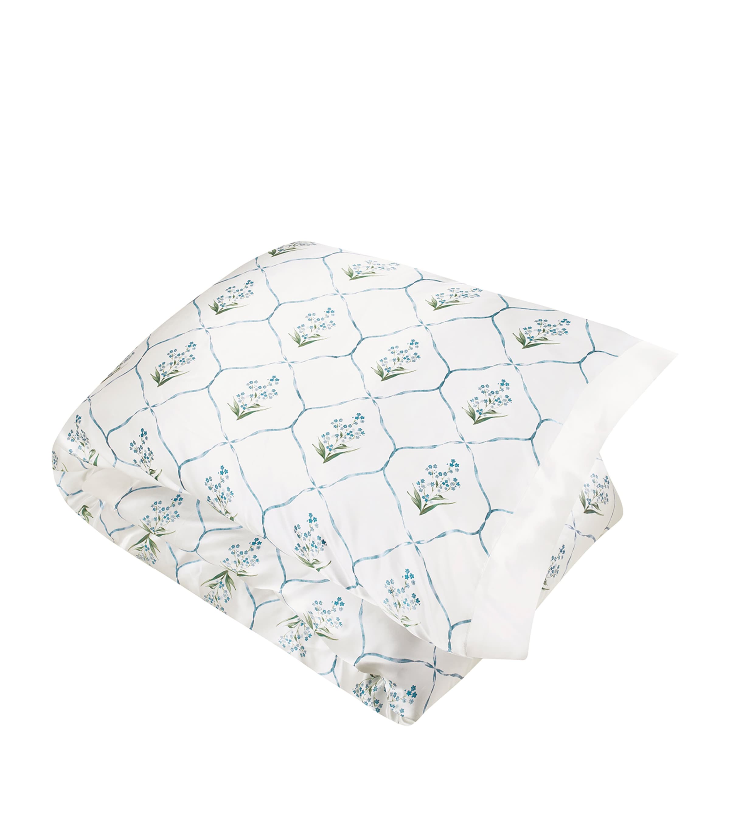 Gingerlily x Memo Press Silk Forget Me Not Super King Duvet Cover (260cm x 220cm)
