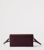 Prada Burgundy Mini Saffiano Leather Clutch Bag