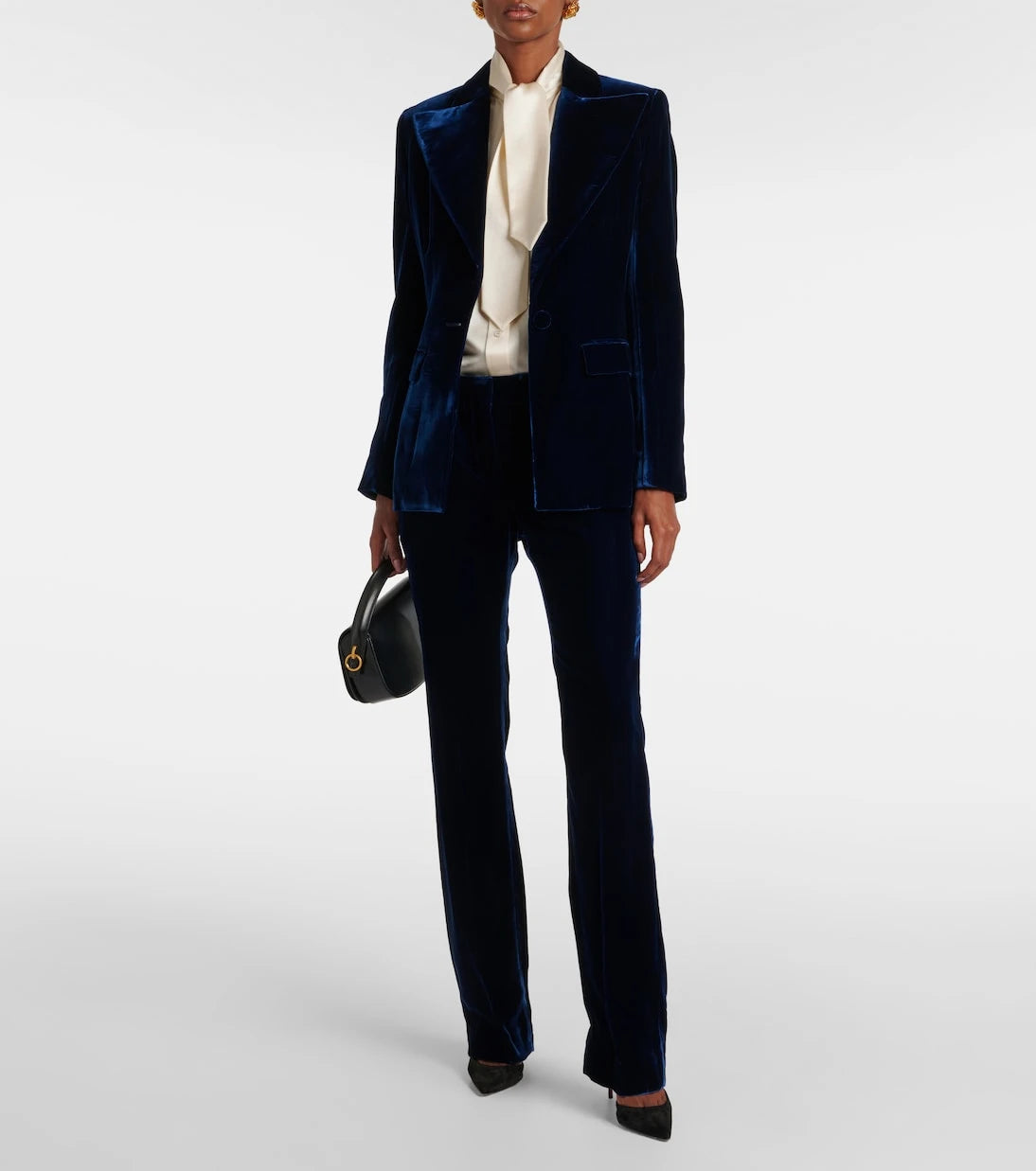 Nina Ricci - Fluid velvet straight pants