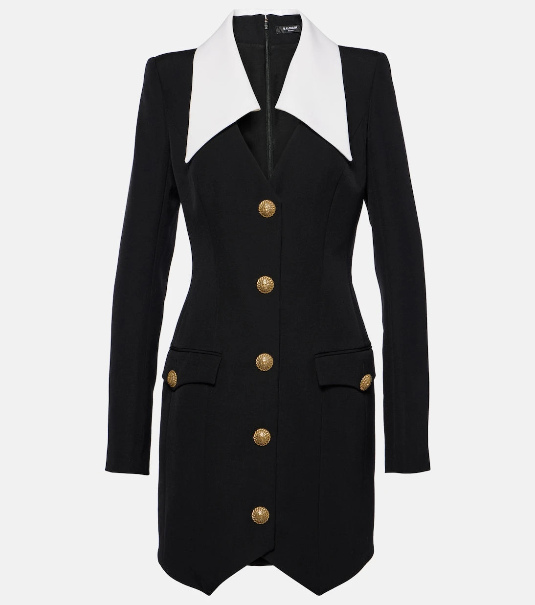 Balmain - Virgin wool minidress