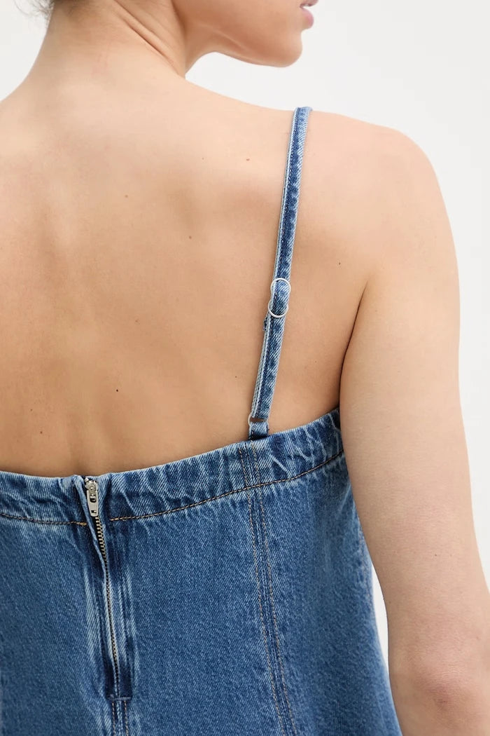 Levi's лятна дънкова рокля DENIM GODET
