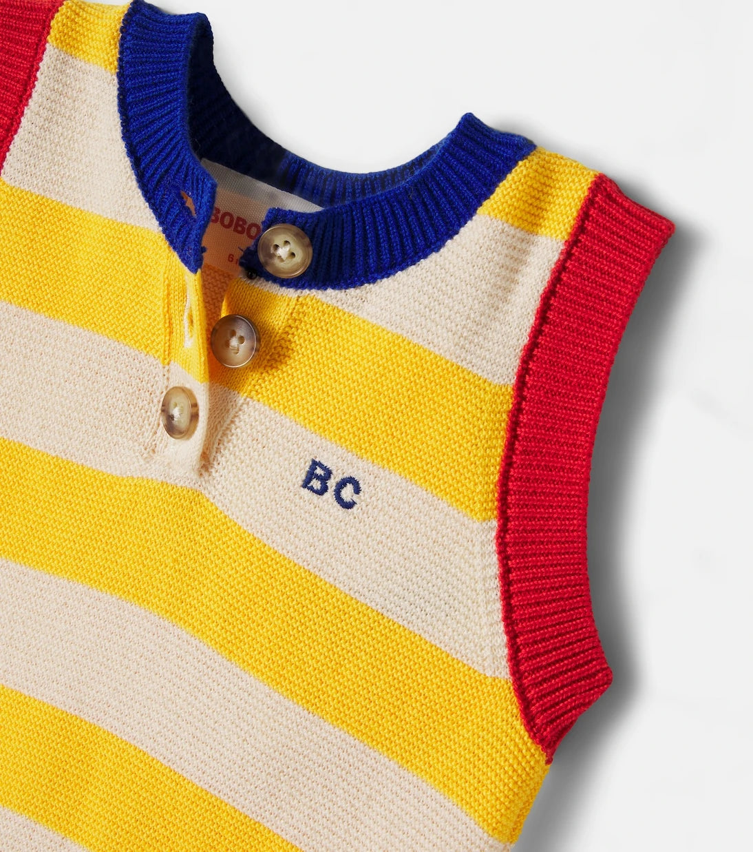 Bobo Choses - Baby BC striped cotton playsuit