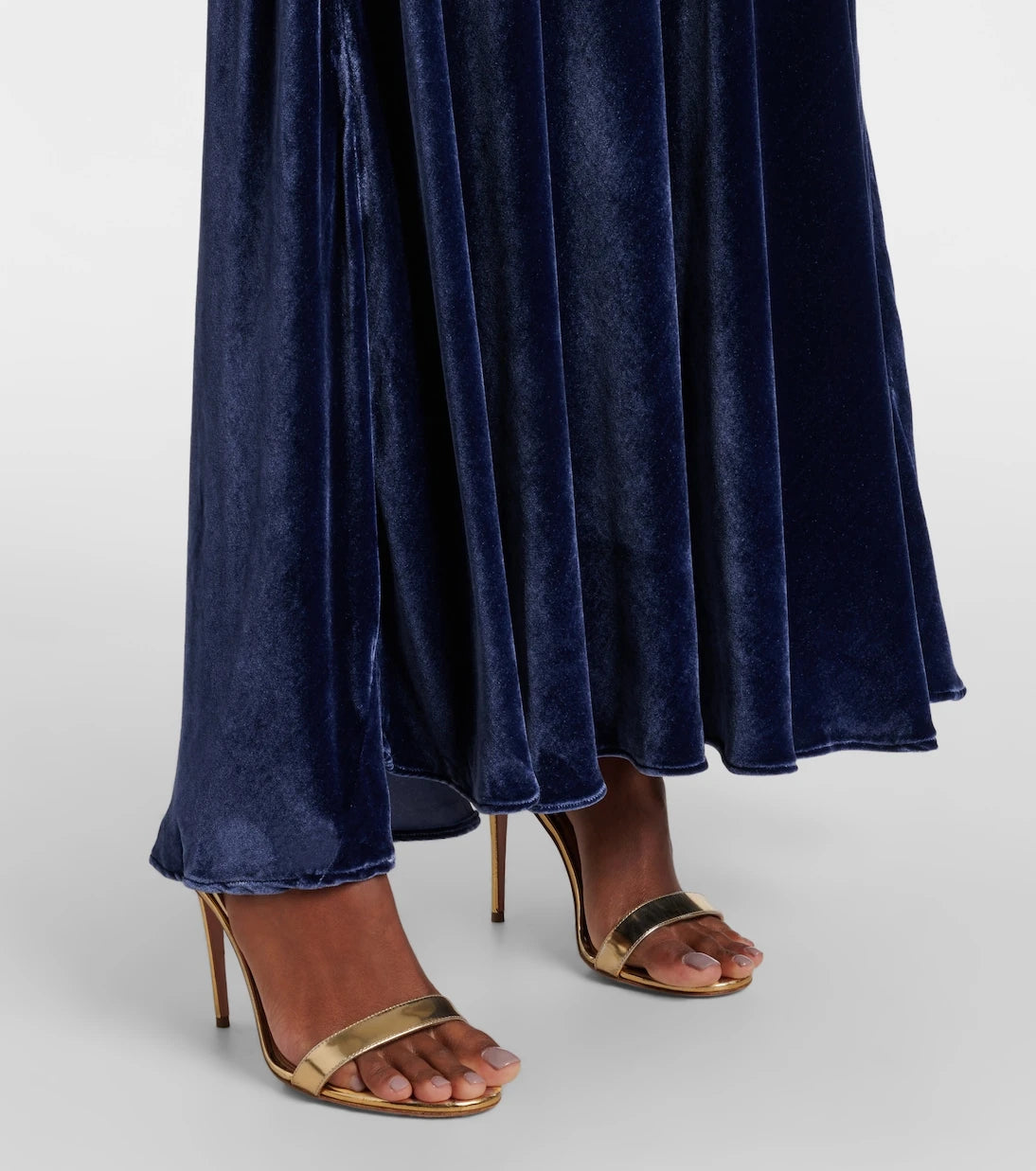Rixo - Emery velvet maxi dress