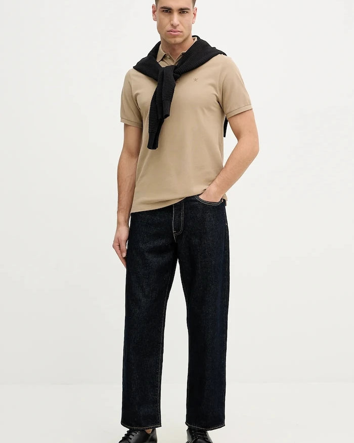Памучна тениска с яка Hackett London