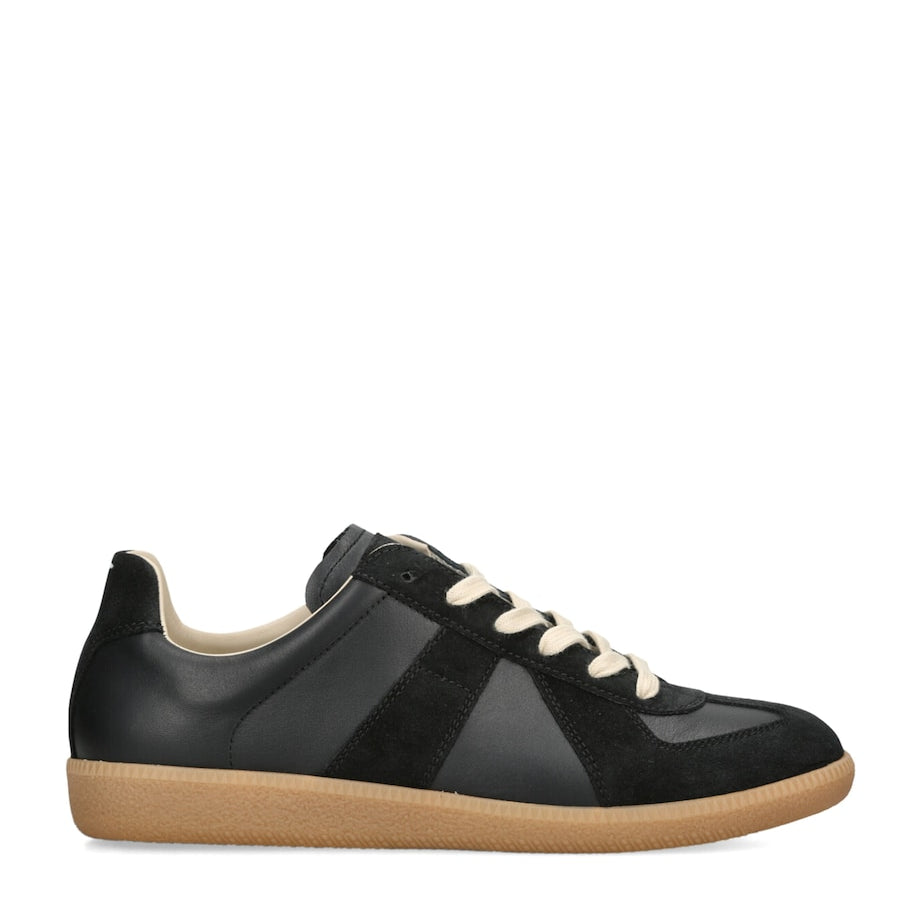 Leather-Suede Replica Sneakers