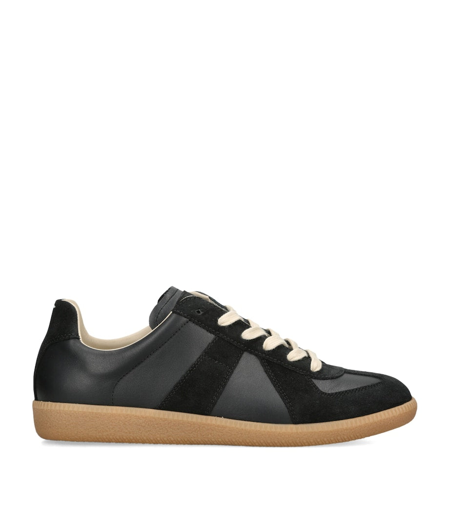 Leather-Suede Replica Sneakers