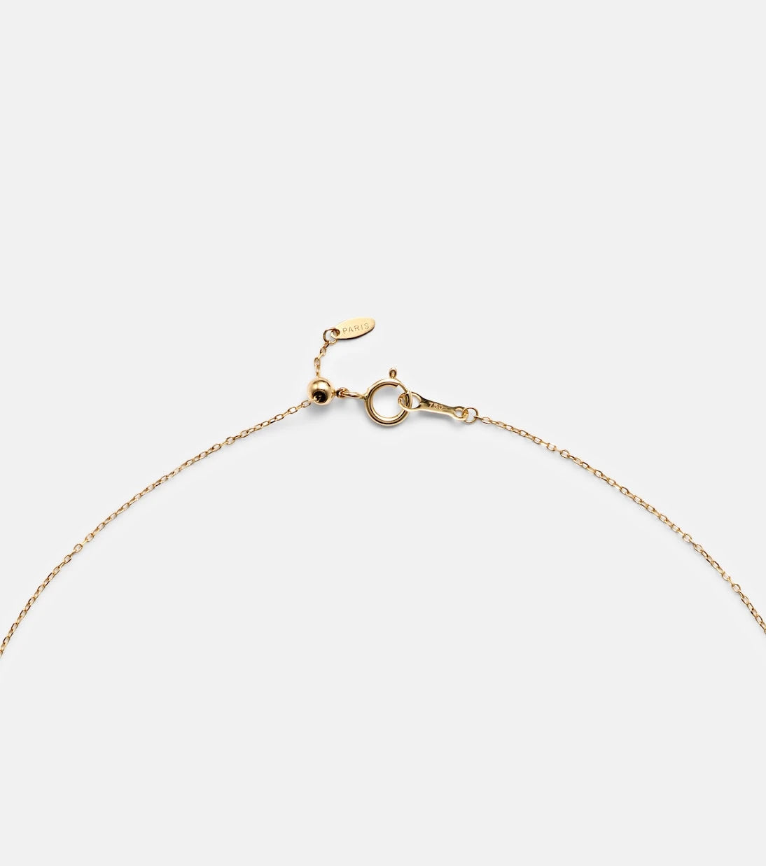 Persée - Alphabet A 18kt gold necklace with diamonds