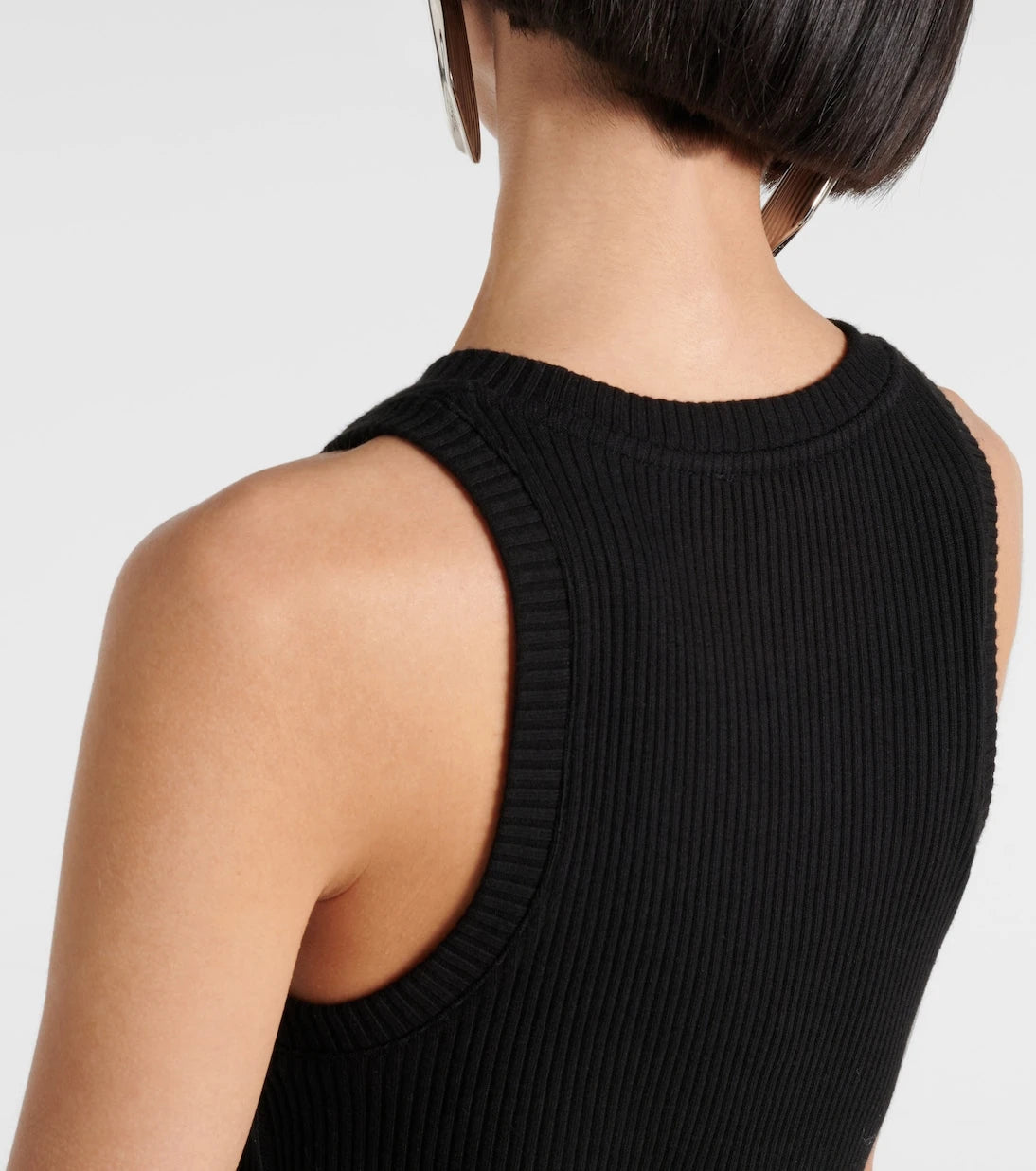 Vince - Ribbed-knit jersey midi dress