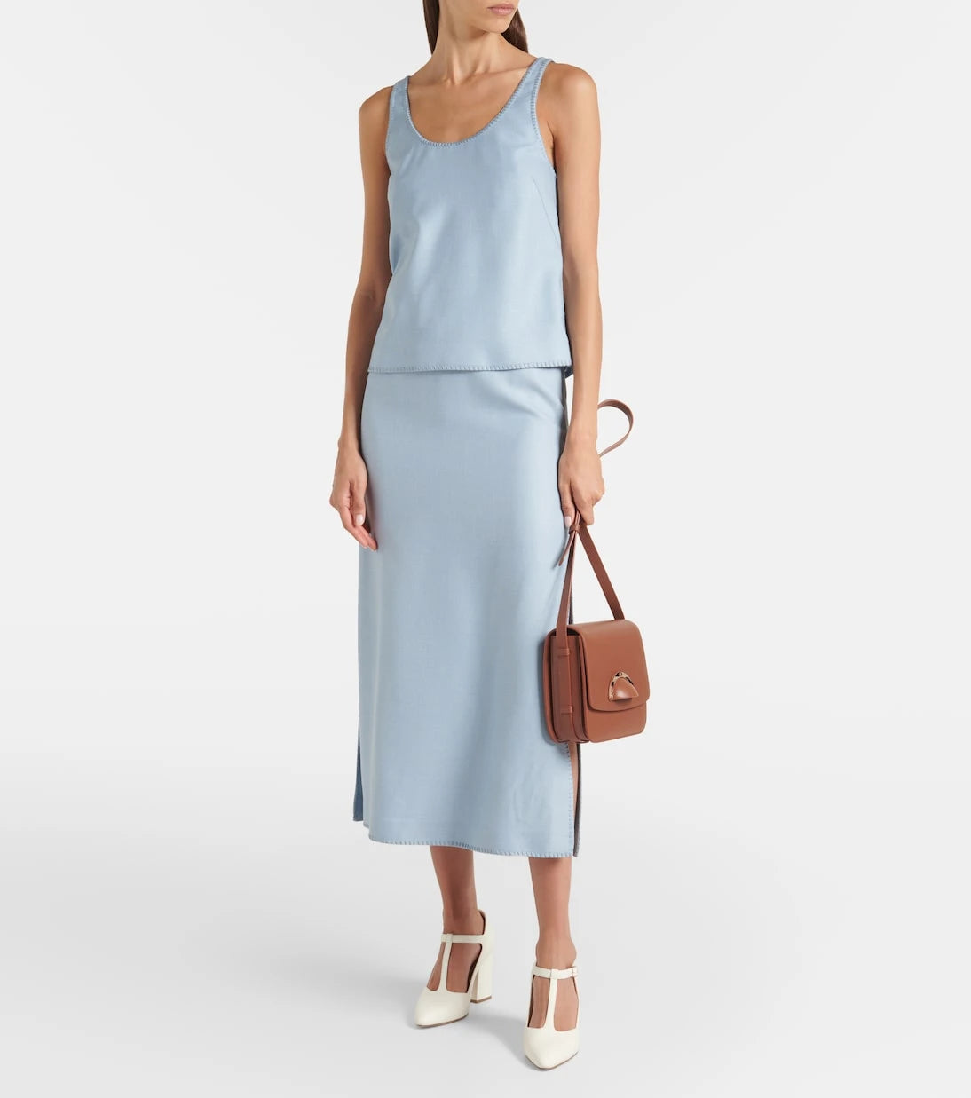 Gabriela Hearst - Muriel silk and wool tank top