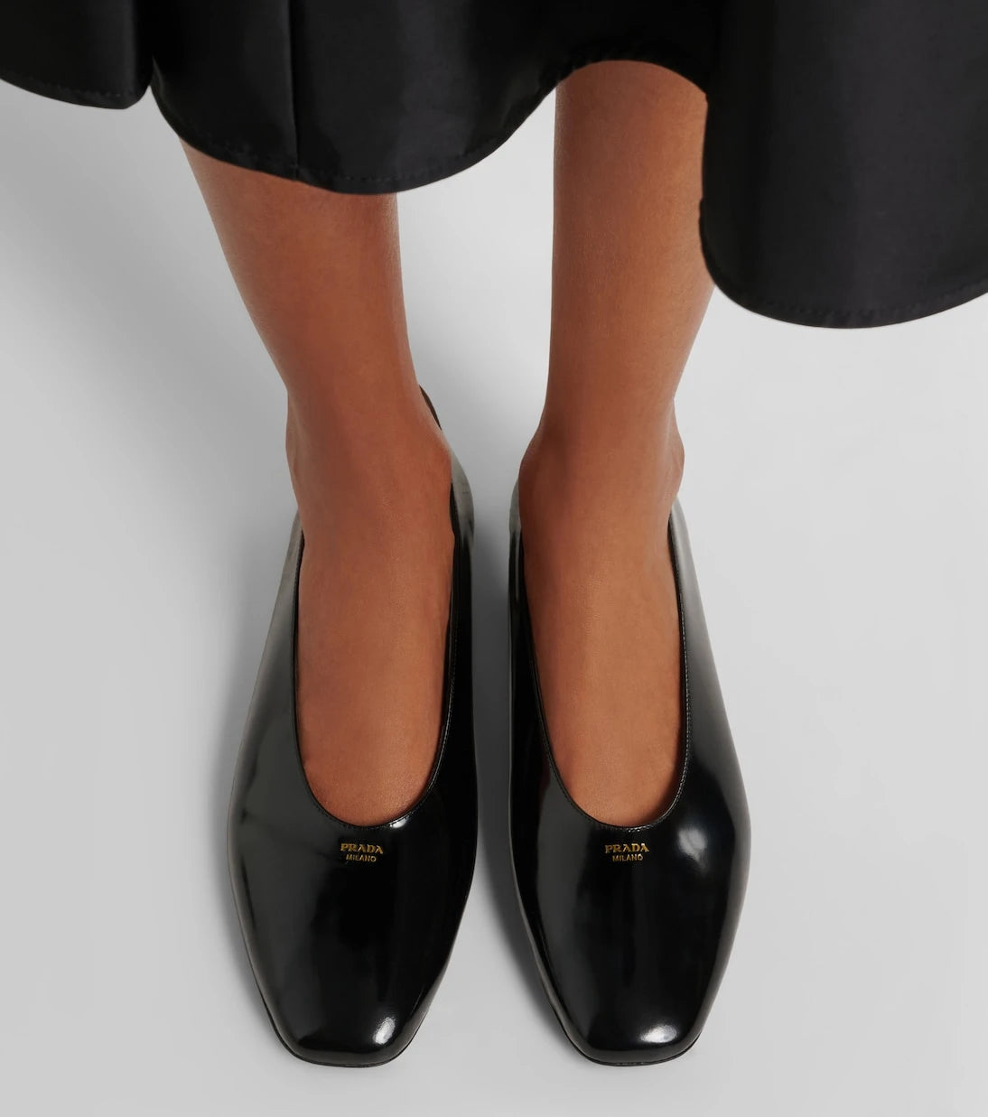 Prada - Leather ballet flats