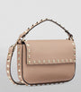 Valentino Garavani Nude Leather Rockstud Cross-Body Pouch