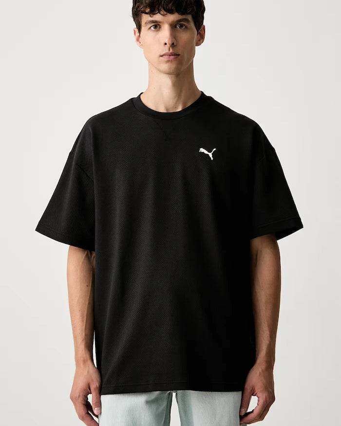Puma pamuklu erkek Essentials Elevated tişört