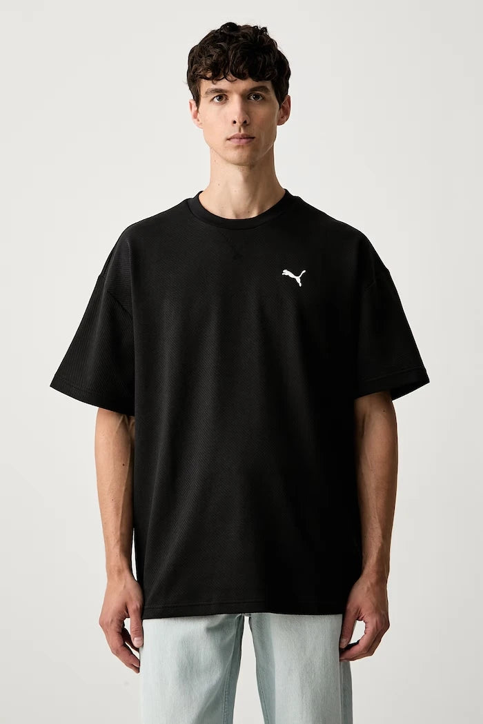 Puma pamuklu erkek Essentials Elevated tişört