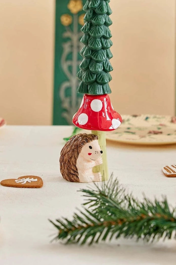 Декоративен свещник Rice Small Hedgehog