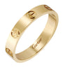 Yellow Gold LOVE Wedding Band