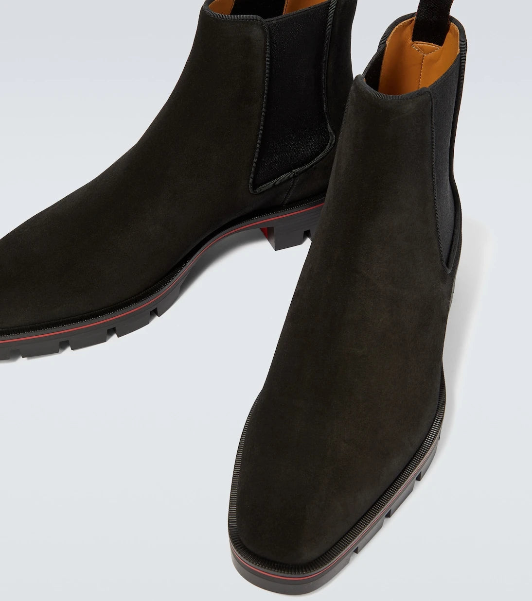 Christian Louboutin - Alpinosol suede Chelsea boots