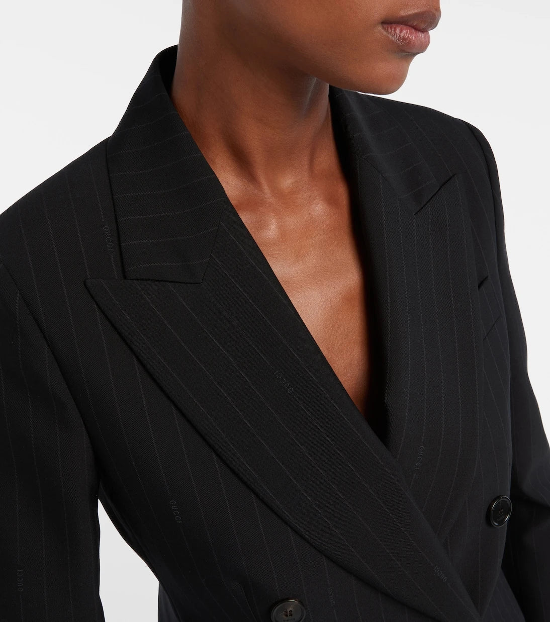 Gucci - Pinstripe wool blazer