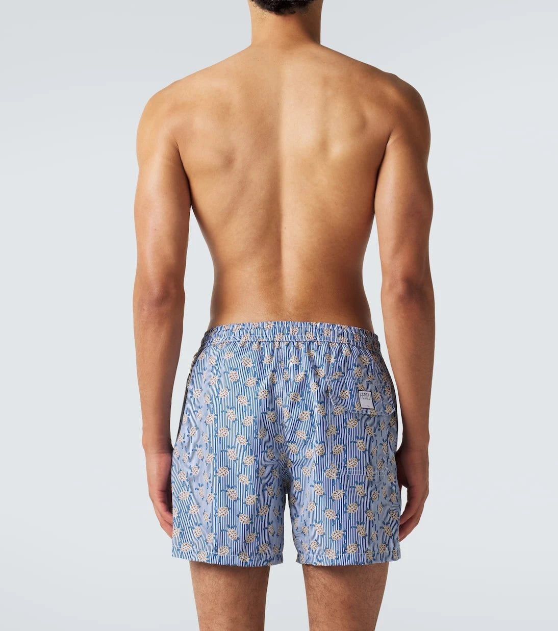 Fedeli - Madeira printed swim trunks